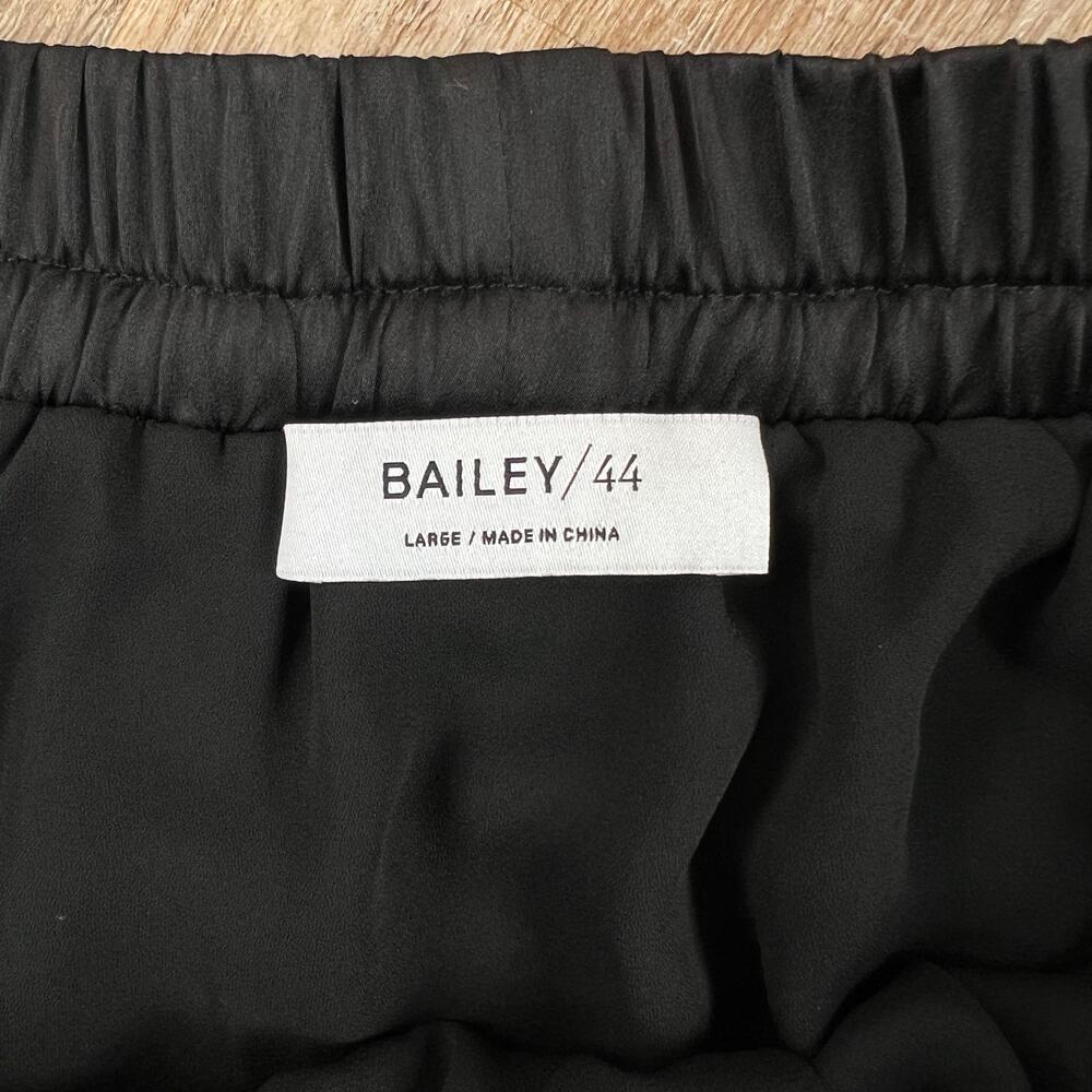 Bailey 44 Roxy Asymmetric Black Pleated Long Skirt Midi - Picture 4 of 4